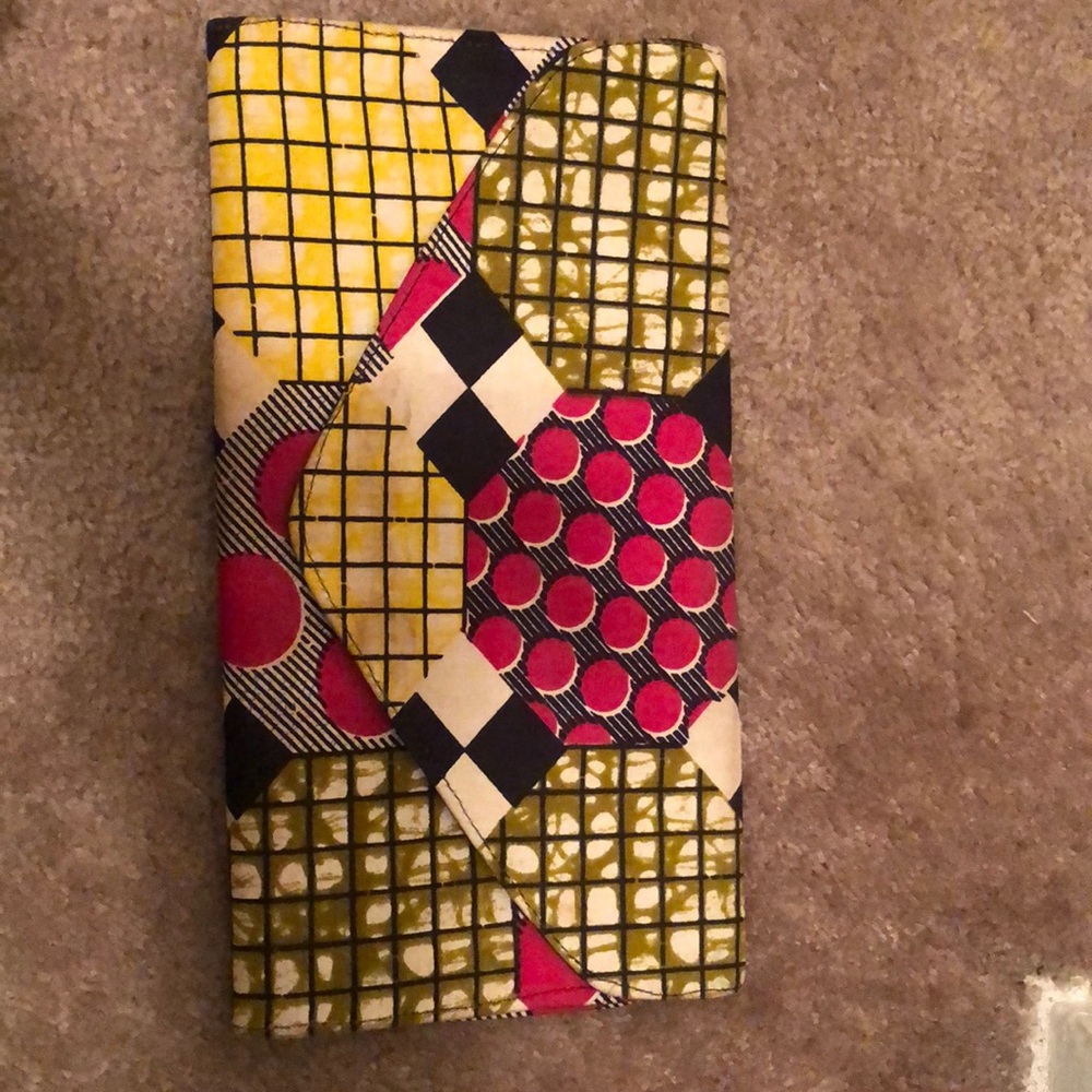 African Print Clutch